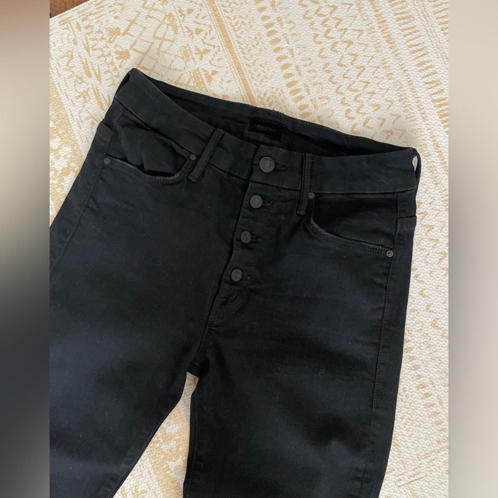 Mother Pixie ‘Not Guilty’ Button Fly Skinny Jeans - image 4